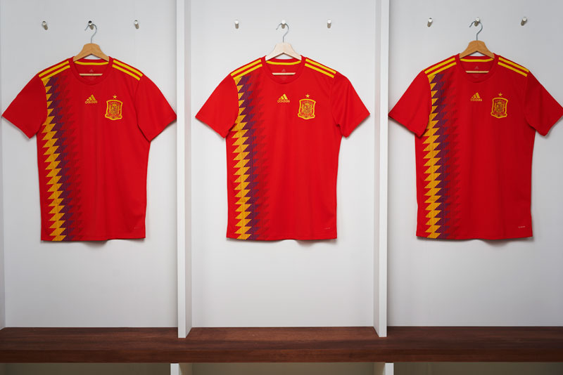 Adidas presenta camiseta que España lucirá en el Mundial de Rusia 2018 - Diffusion Sport