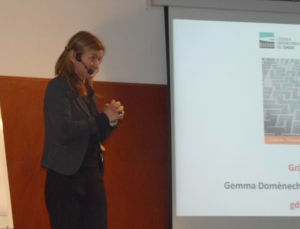 Gemma Domenech assesora de la Generalitat en sesión de Escodi sobre retail