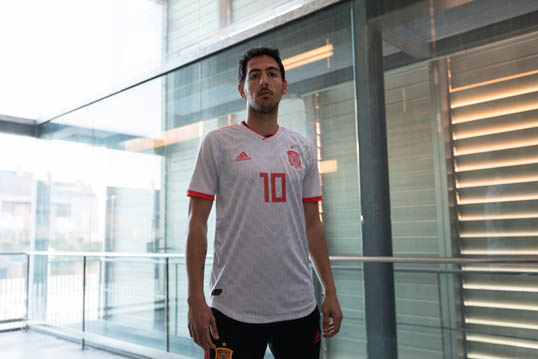 Adidas el segundo uniforme España para el Mundial de Rusia Diffusion Sport