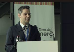 Ignacio Campoy en la Setmana del Comerç de Catalunya presentando la Autodiagnósis del Comercio en TIC