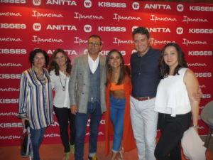 Evento de Ipanema en el restaurante Nubel de Madrid junto a la cantante brasileña Anitta