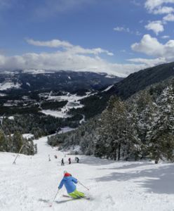 esquí en La Molina, estación de FGC