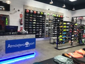 remodelación de la tienda de Atmósfera Sport en Cártama
