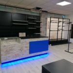 remodelación de la tienda de Atmósfera Sport en Noia (Coruña)