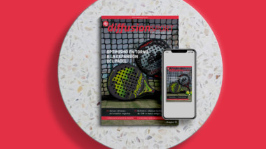 El pádel de J’hayber protagoniza la portada de enero de Diffusion Sport
