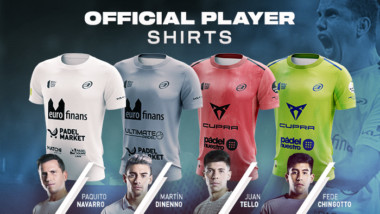 Bullpadel presenta las camisetas oficiales de sus deportistas estandarte