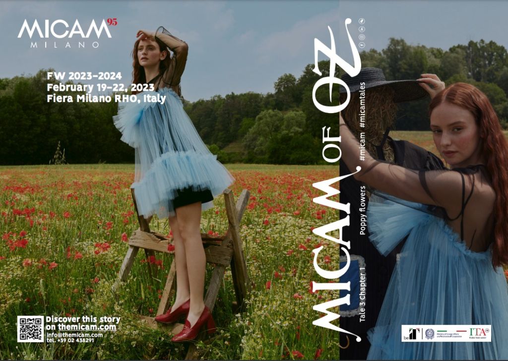 Cartel campaña Micam Milano febrero 2023