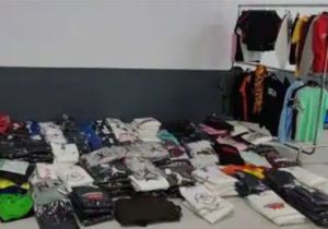 textil y calzado falsificados y aprehendidos por la Guardia Civil