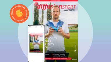 Skechers sitúa a su ariete estrella en la portada de Diffusion Sport